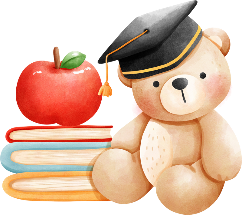 bear with graduation cap